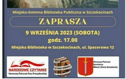 Zdjęcie do Zapraszamy na Narodowe Czytanie 