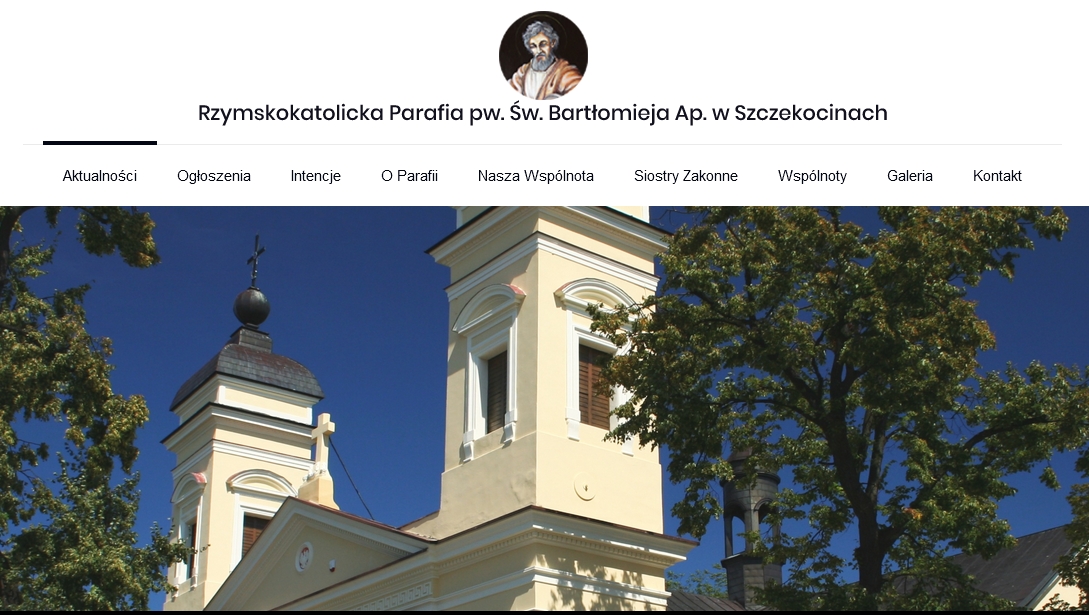 Parafia Rzymskokatolicka w Szczekocinach - link do strony