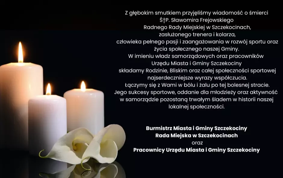 Zdjęcie do Kondolencje