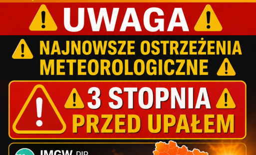 Zdjęcie do IMGW-PIB wydał ostrzeżenie meteorologiczne 3. stopnia przed upałem.