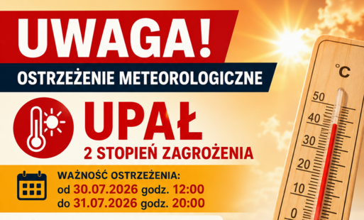 Zdjęcie do Ostrzeżenie meteorologiczne IMGW &ndash; upał (2. stopień)